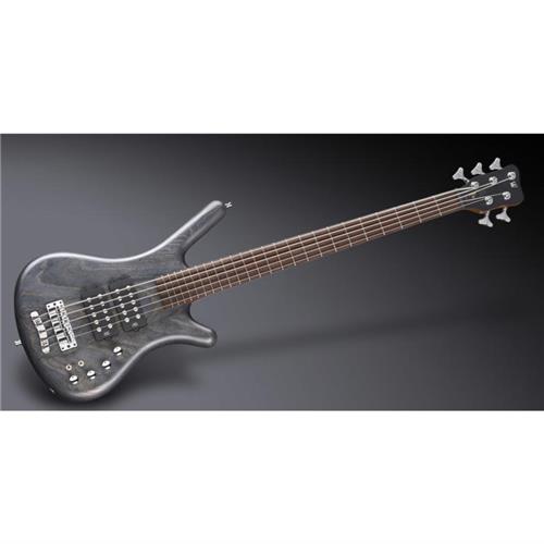 Warwick TeamBuilt Pro Series Corvette $$ 5-String Nirvana Black Transparent Satin Black Hardware